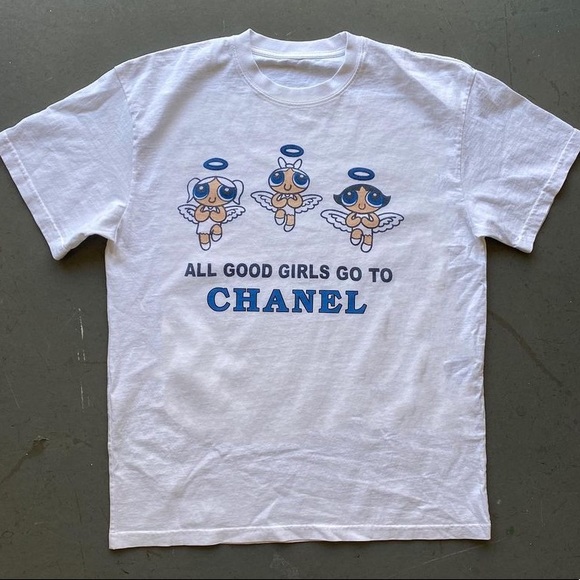 Mega Yacht Tops - Mega Yacht All Good Girls Go to Chanel Shirt